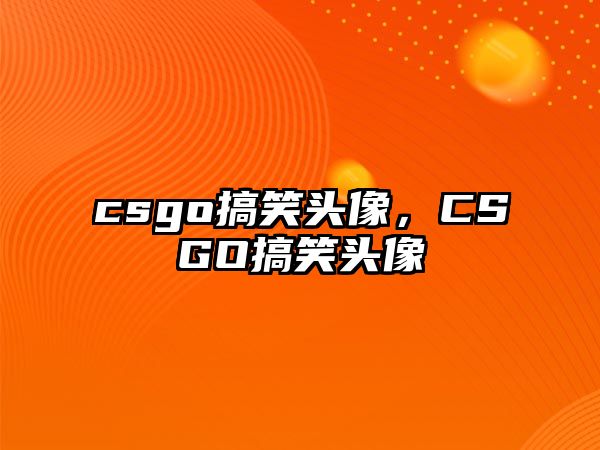 csgo搞笑頭像，CSGO搞笑頭像