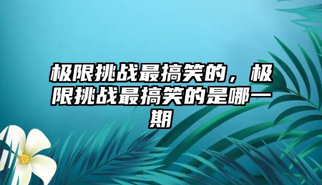 極限挑戰(zhàn)最搞笑的，極限挑戰(zhàn)最搞笑的是哪一期