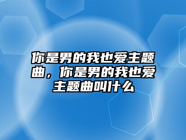 你是男的我也愛主題曲，你是男的我也愛主題曲叫什么