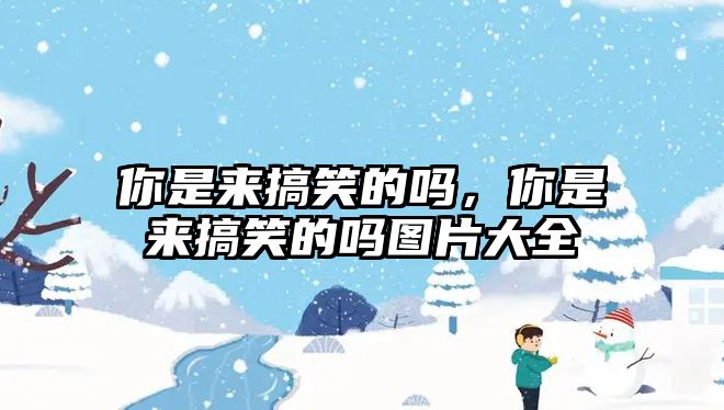 你是來搞笑的嗎，你是來搞笑的嗎圖片大全