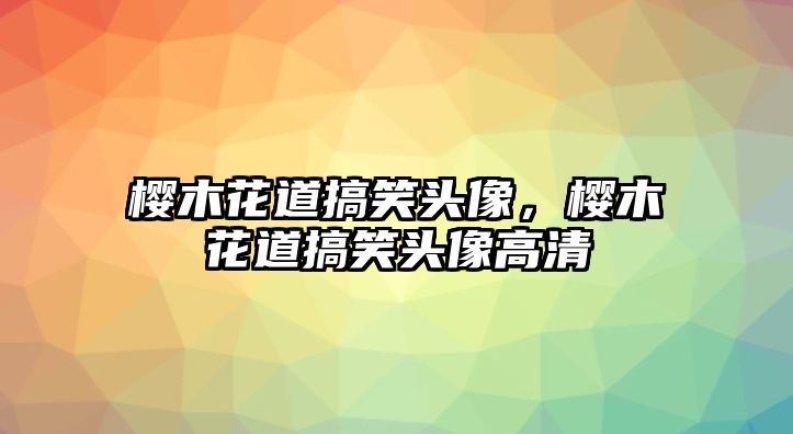 櫻木花道搞笑頭像，櫻木花道搞笑頭像高清