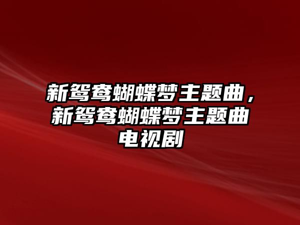 新鴛鴦蝴蝶夢主題曲，新鴛鴦蝴蝶夢主題曲電視劇