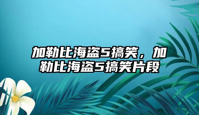 加勒比海盜5搞笑，加勒比海盜5搞笑片段